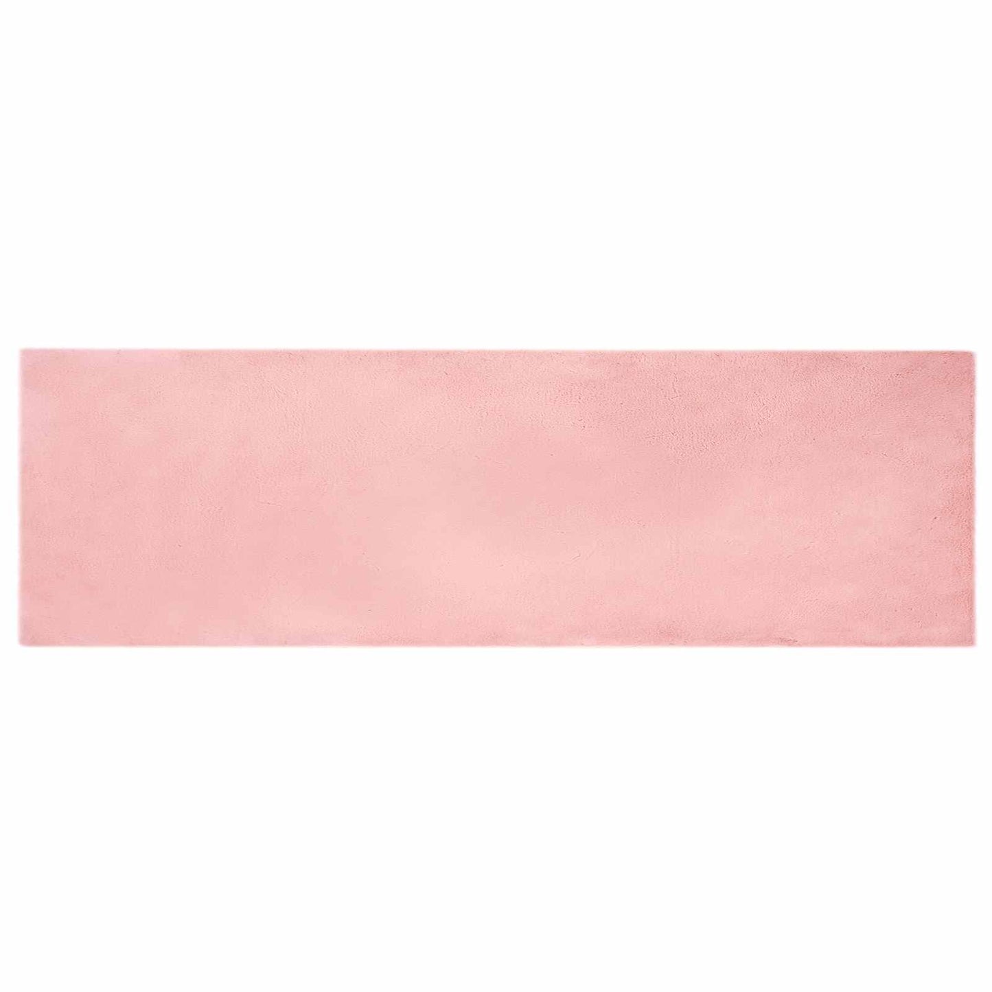 Skliikkerteppe i kunstig kaninpels OLITE Rosa 80 x 250 cm
