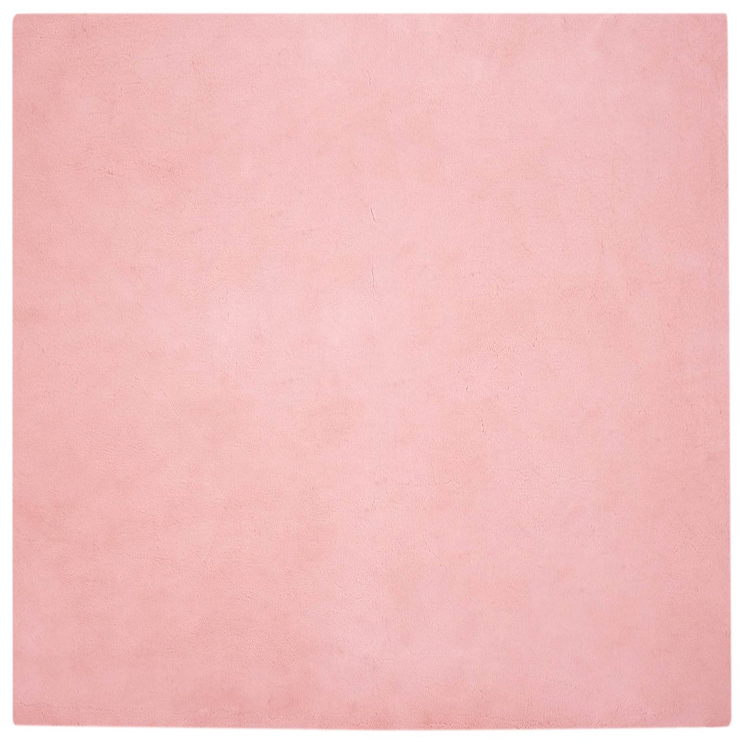 Skliikkerteppe i kunstig kaninpels OLITE Rosa 200 x 200 cm