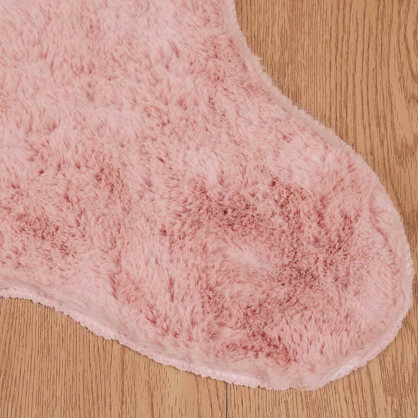 Skliikkerteppe i kunstig kaninpels OLITE Rosa 80 x 120 cm