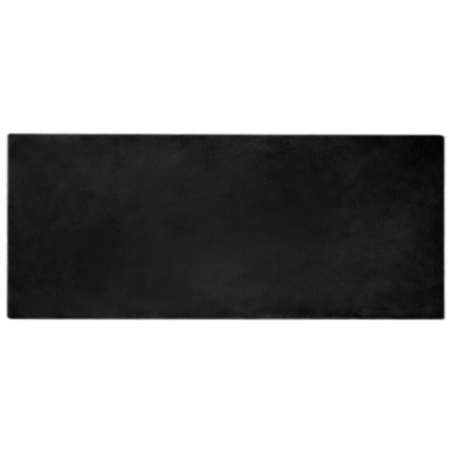Skliikkerteppe i kunstig kaninpels OLITE Svart 80 x 200 cm