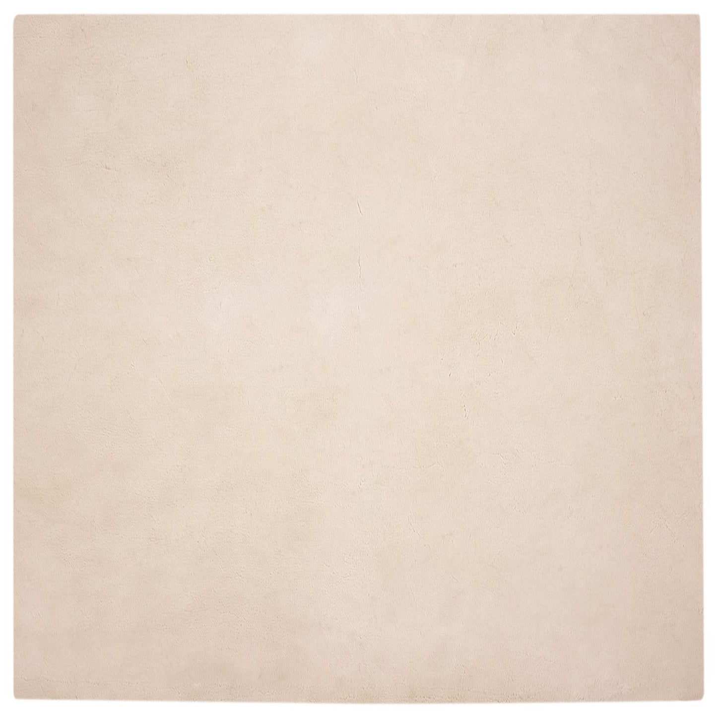 Skliikkerteppe i kunstig kaninpels OLITE Gråbrun 120 x 120 cm