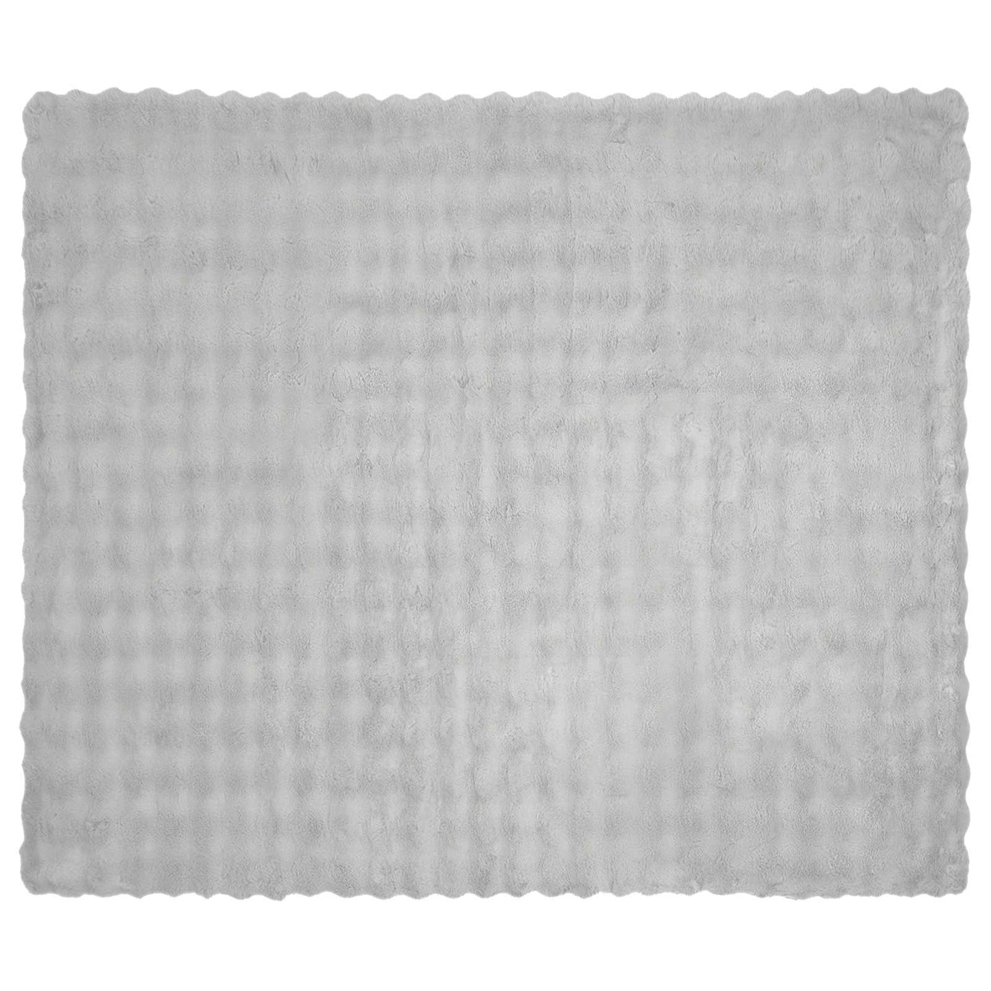 Skliikkerteppe / pledd i kunstig kaninpels Olite Grå Polyester