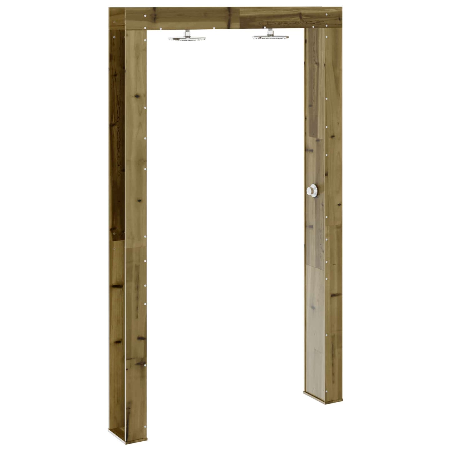 Utendørs dusj Naturlig 137 x 23 x 226 cm Impregnert furu