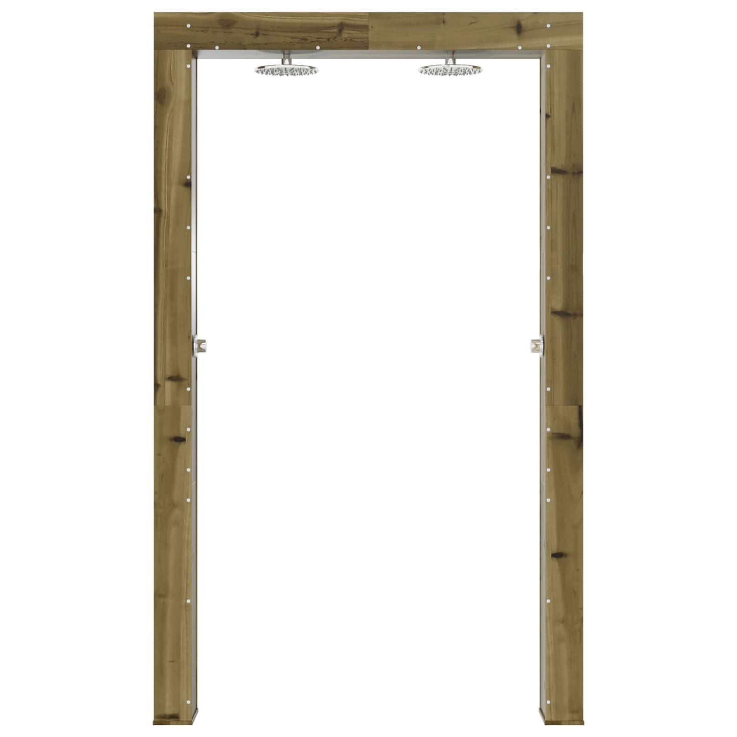 Utendørs dusj Naturlig 137 x 23 x 226 cm Impregnert furu