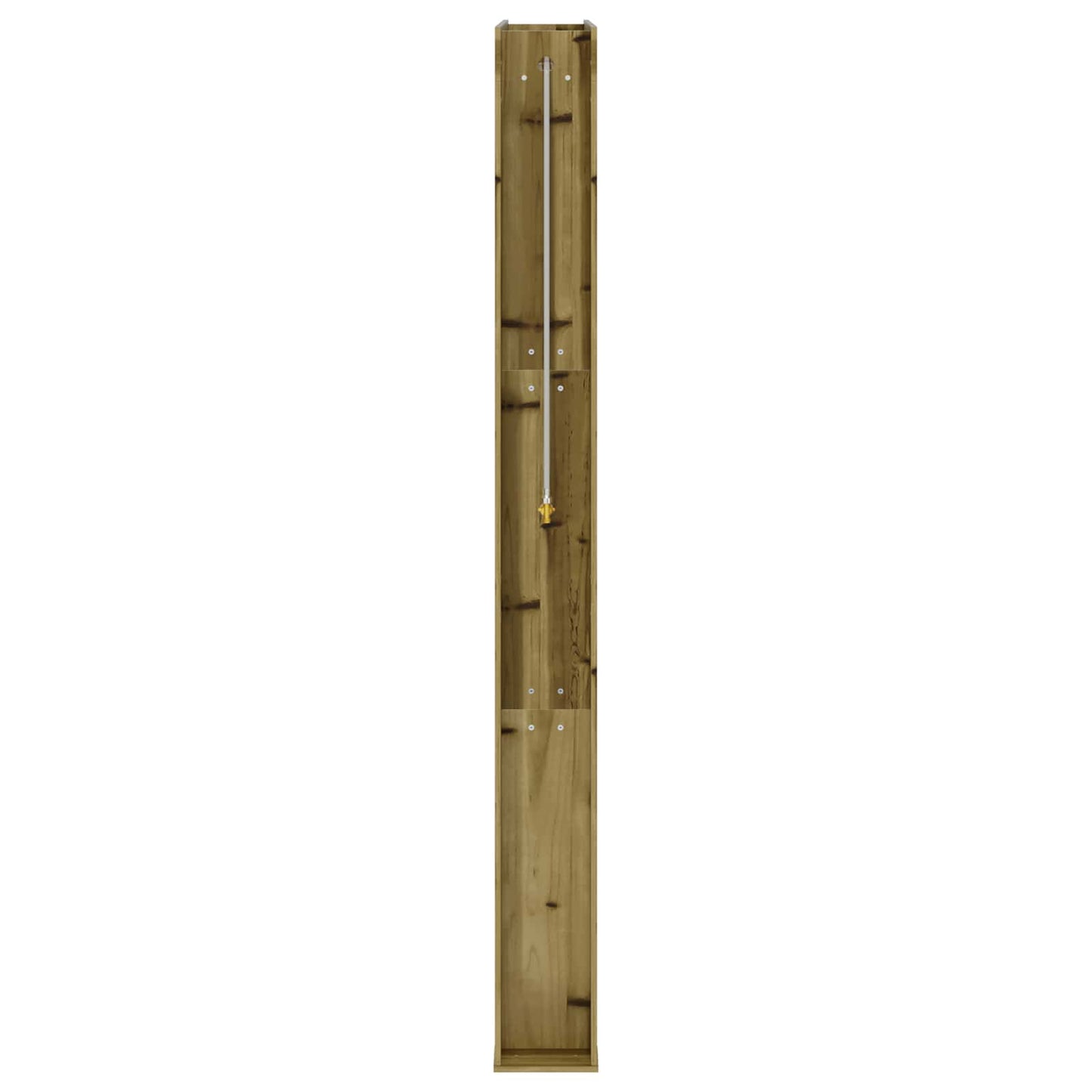 Utendørs dusj Naturlig 137 x 23 x 226 cm Impregnert furu