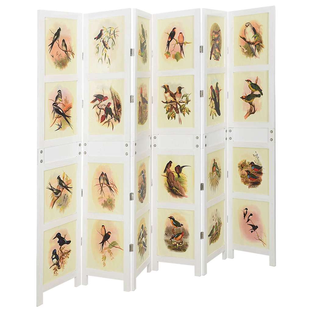 Romdivider Panel Hvit 212 x 165 cm MDF