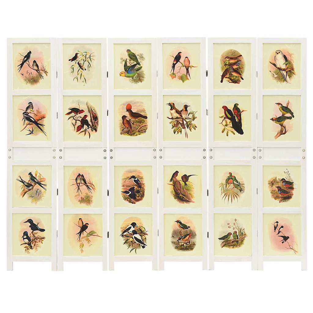 Romdivider Panel Hvit 212 x 165 cm MDF
