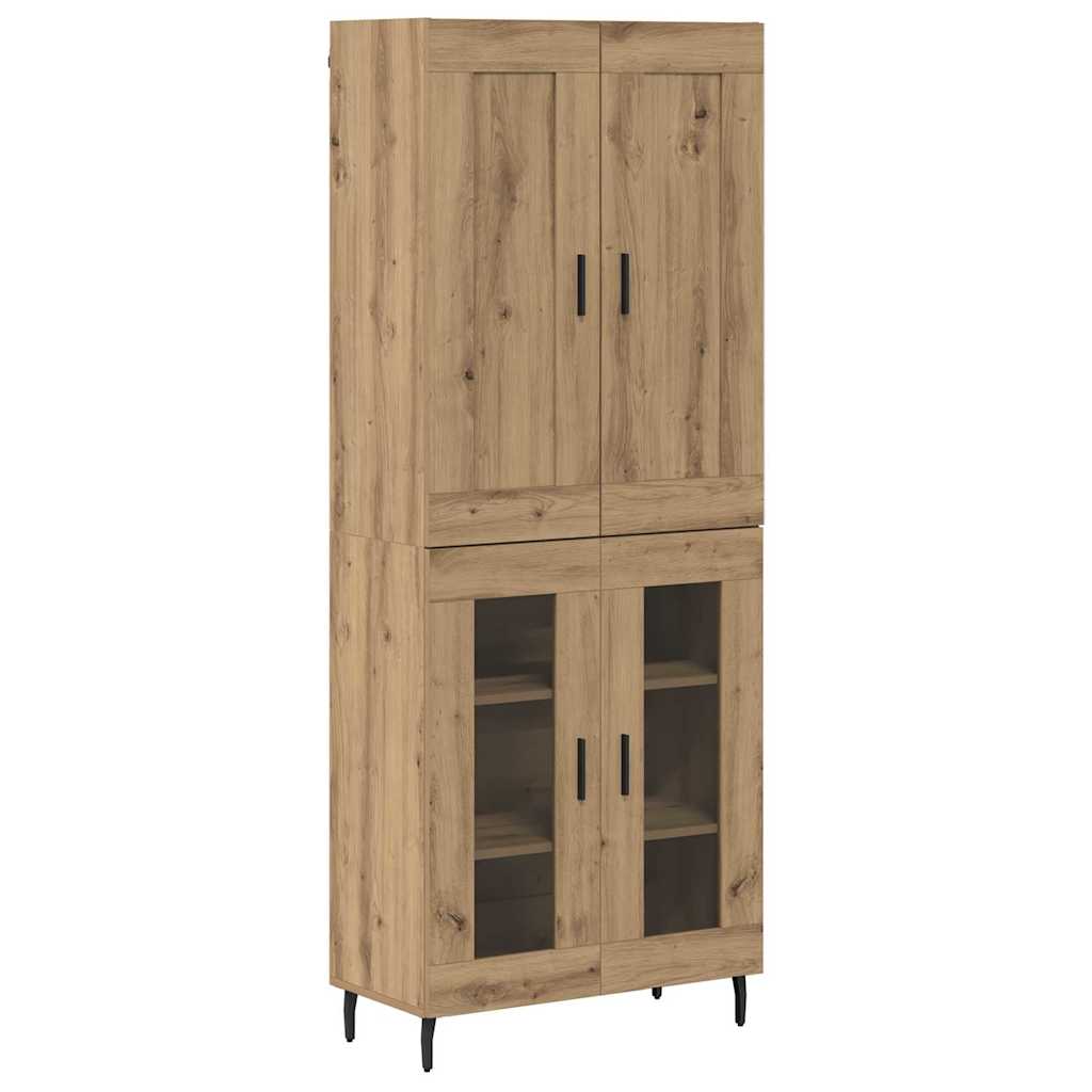 Høyskap 2 pcs Artisan Eik 69,5 x 34 x 180 cm Konstruert tre