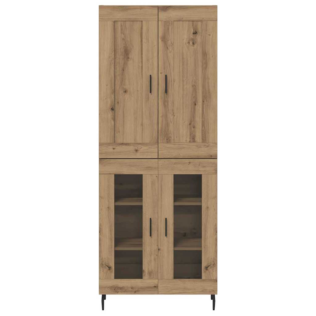 Høyskap 2 pcs Artisan Eik 69,5 x 34 x 180 cm Konstruert tre