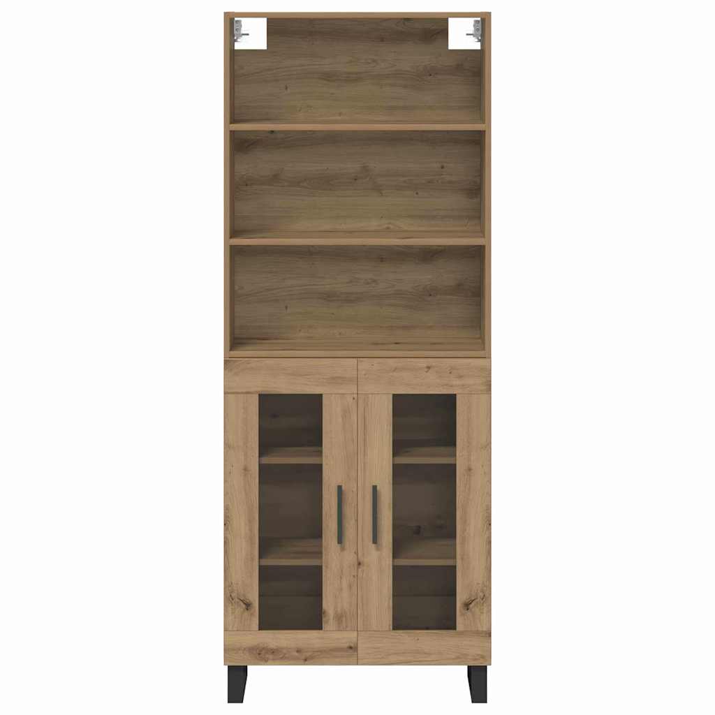 Høyskap 2 pcs Artisan Eik 69,5 x 34 x 180 cm Konstruert tre