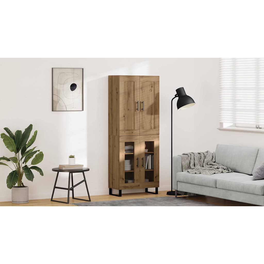 Høyskap Artisan Eik 69,5 x 34 x 180 cm Konstruert tre