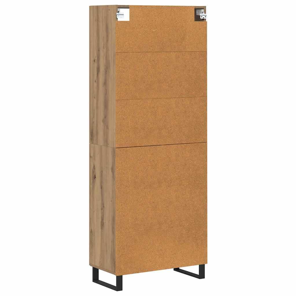 Høyskap Artisan Eik 69,5 x 34 x 180 cm Konstruert tre