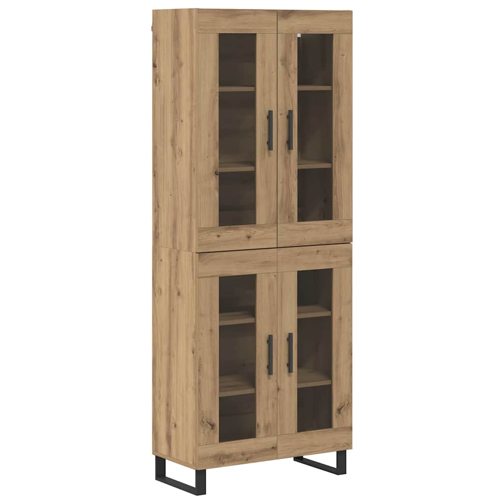 Høyskap 2 pcs Artisan Eik 69,5 x 34 x 180 cm Konstruert tre