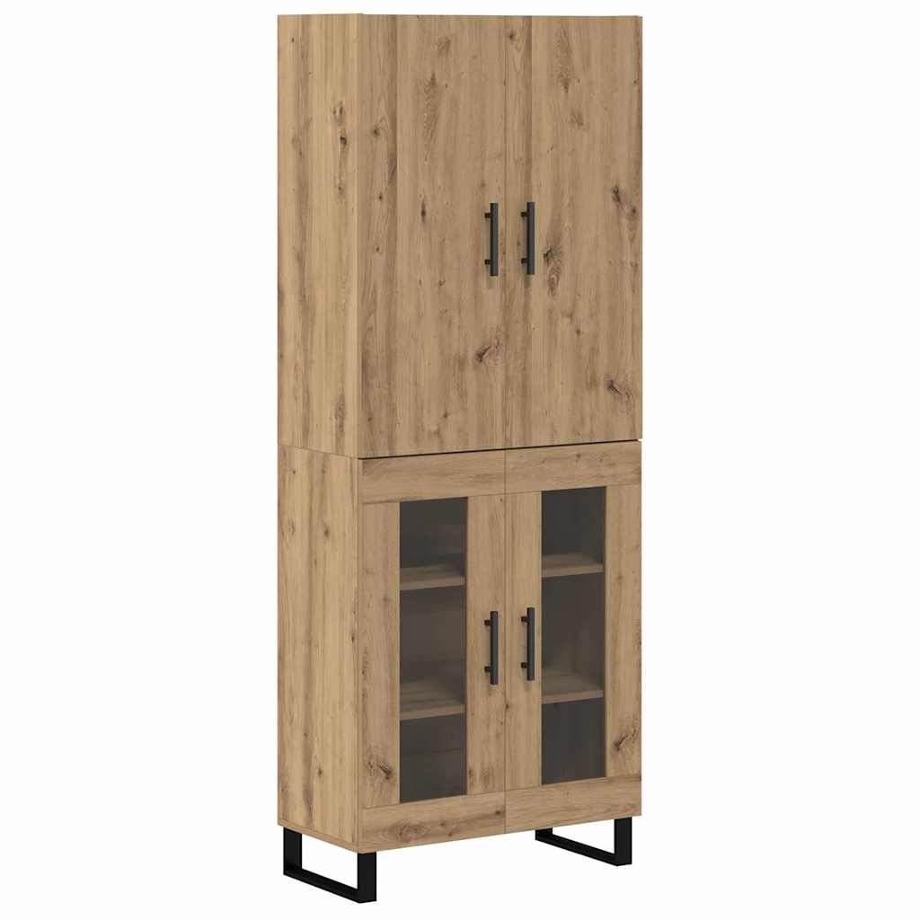 Høyskap 2 pcs Artisan Eik 69,5 x 34 x 180 cm