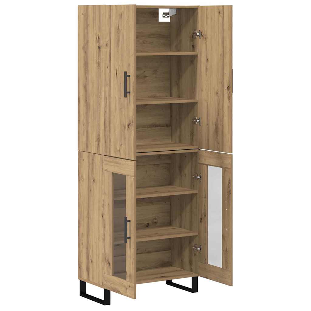 Høyskap 2 pcs Artisan Eik 69,5 x 34 x 180 cm