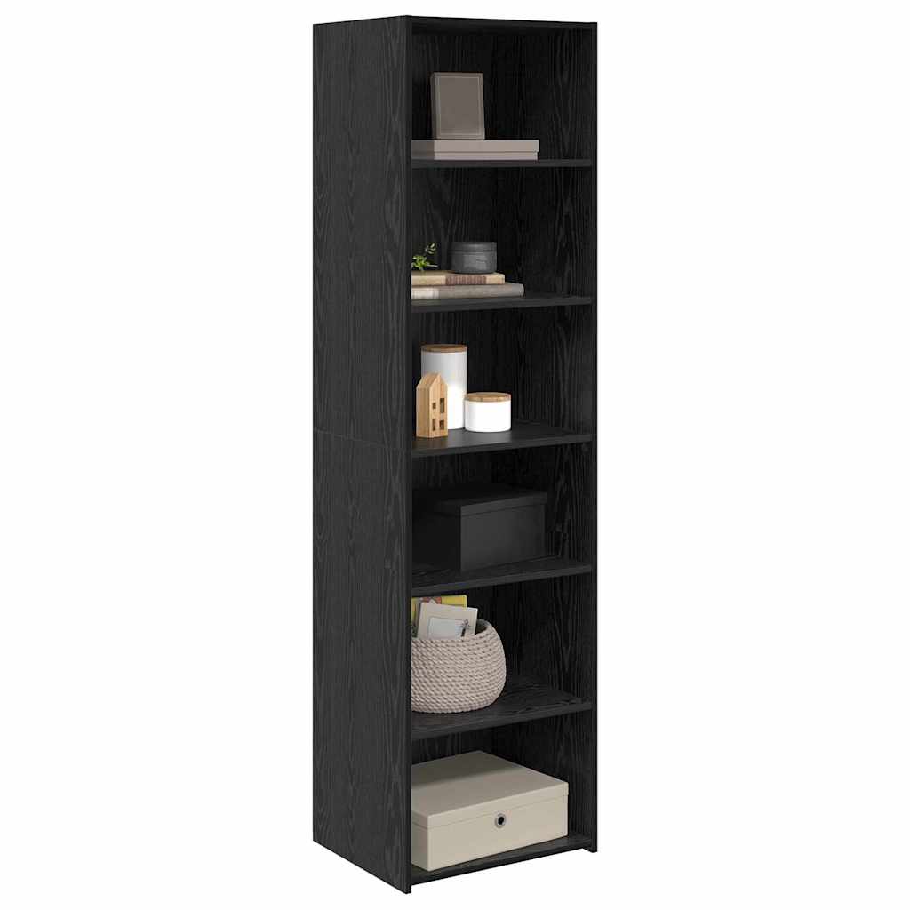 Kabinett Svart Eik 50 x 41 x 185 cm Konstruert tre