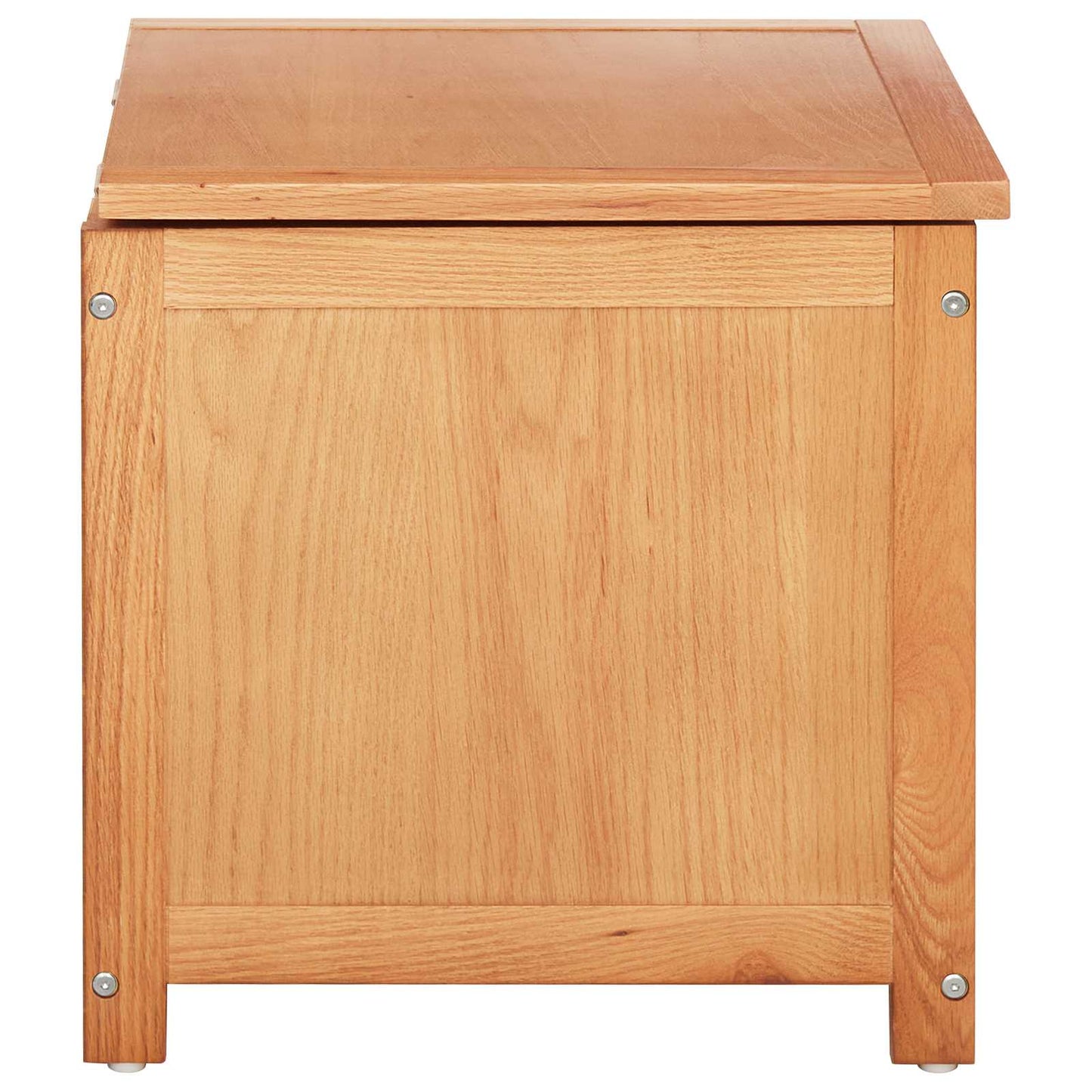 Lagringsboks 50 x 45 x 45 cm Konstruert tre med eikefiner vidaXL