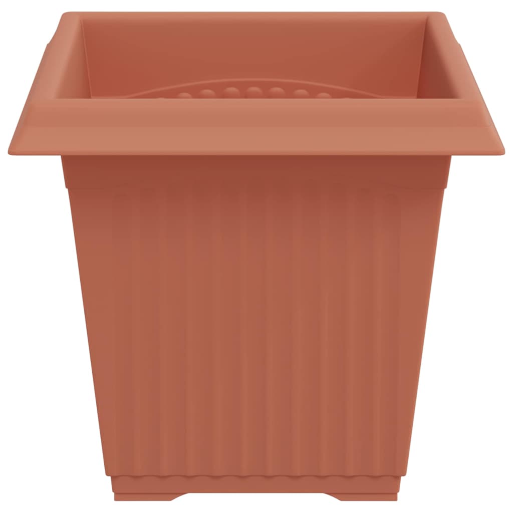 Firkantet Blomsterpotte 24 pcs Klinker Rød 16 x 16 x 14 cm