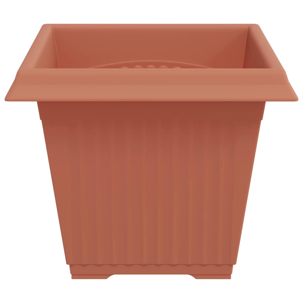 Firkantet Blomsterpotte 24 pcs Klinker Rød 38 x 38 x 30 cm