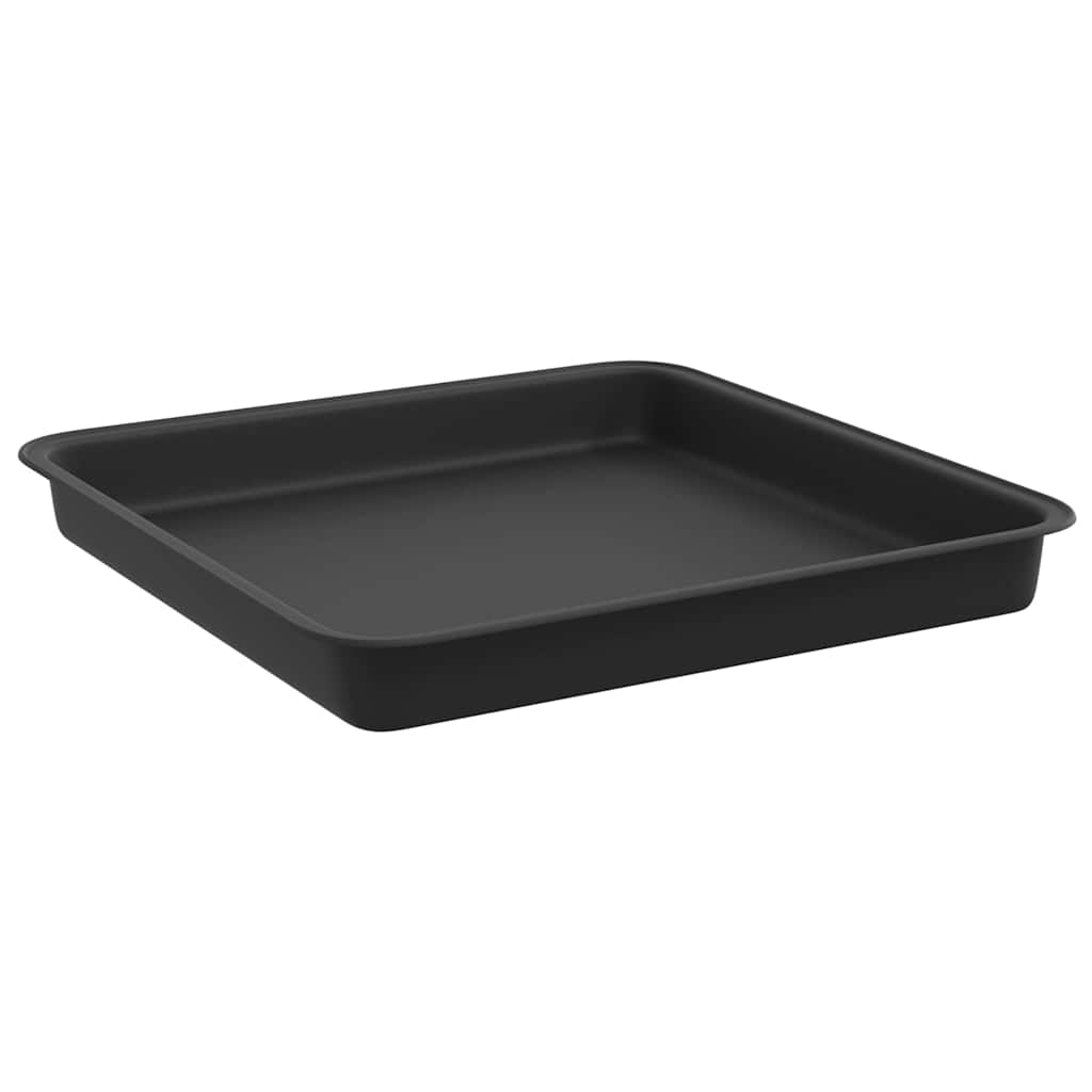 Firkantet Blomsterbrett 24 pcs Svart 18 x 18 x 2 cm Plast