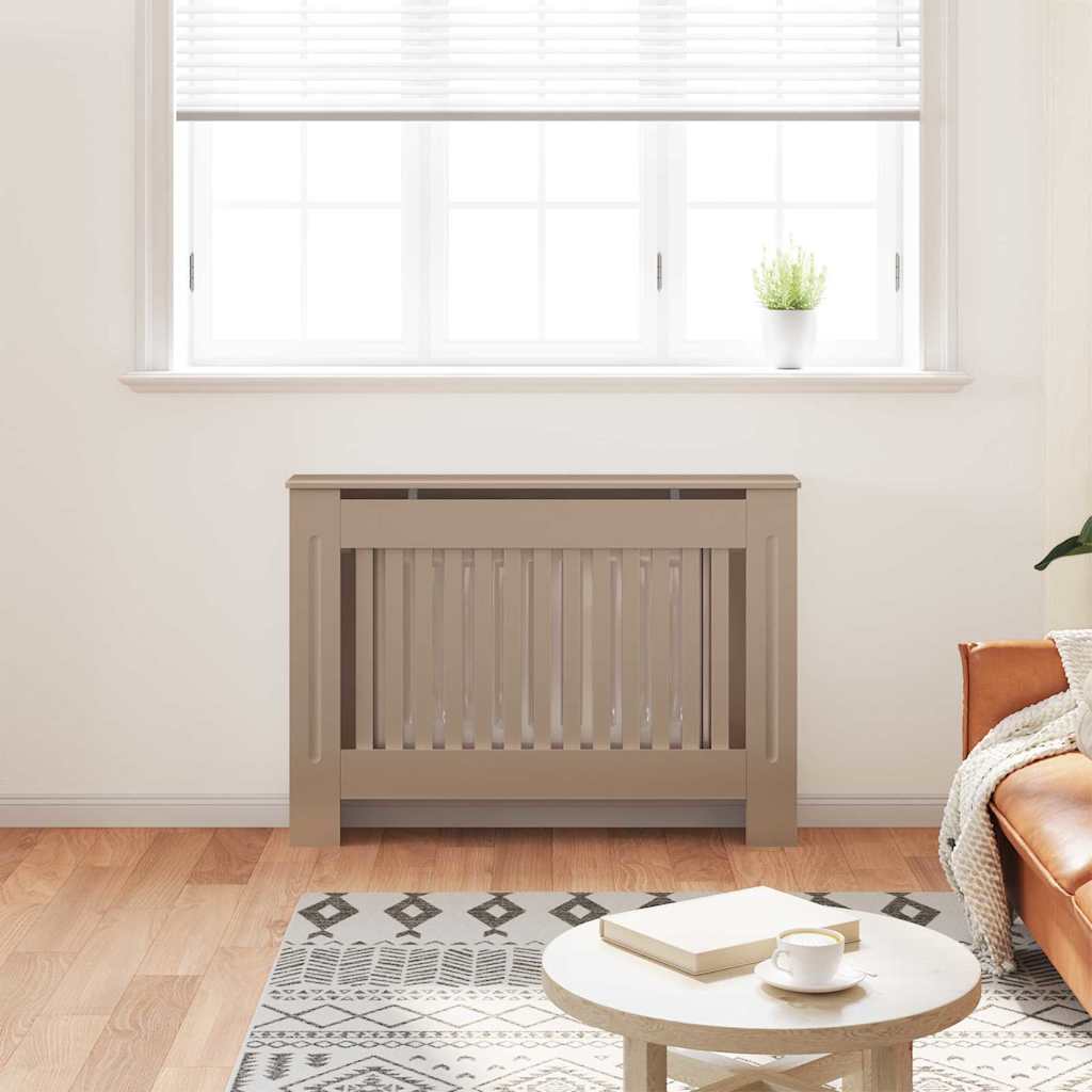 Radiator Deksel 2 pcs Brun 112 x 19 x 81,5 cm Konstruert tre