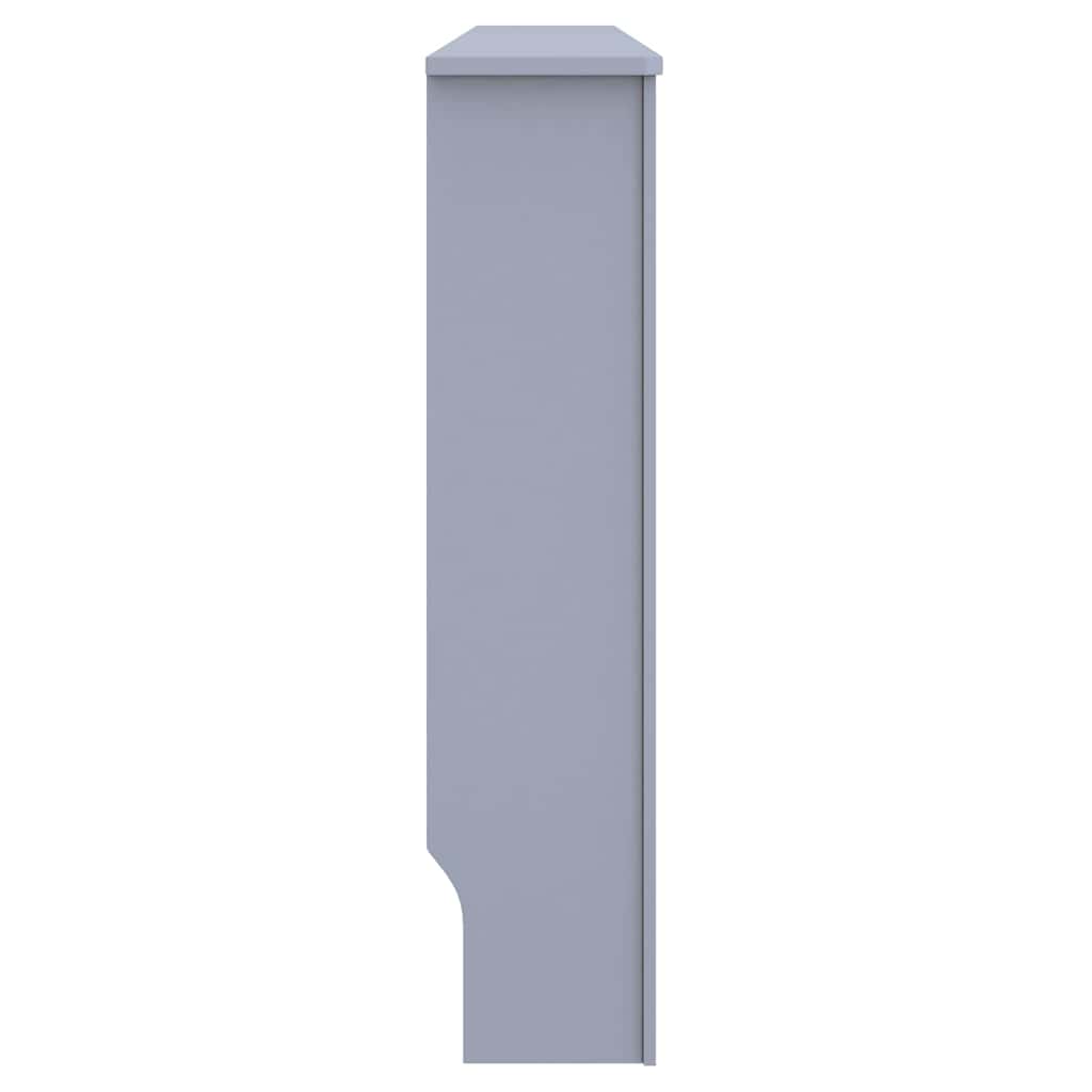 Radiator Deksel 2 pcs Grå 172 x 19 x 81,5 cm Konstruert tre