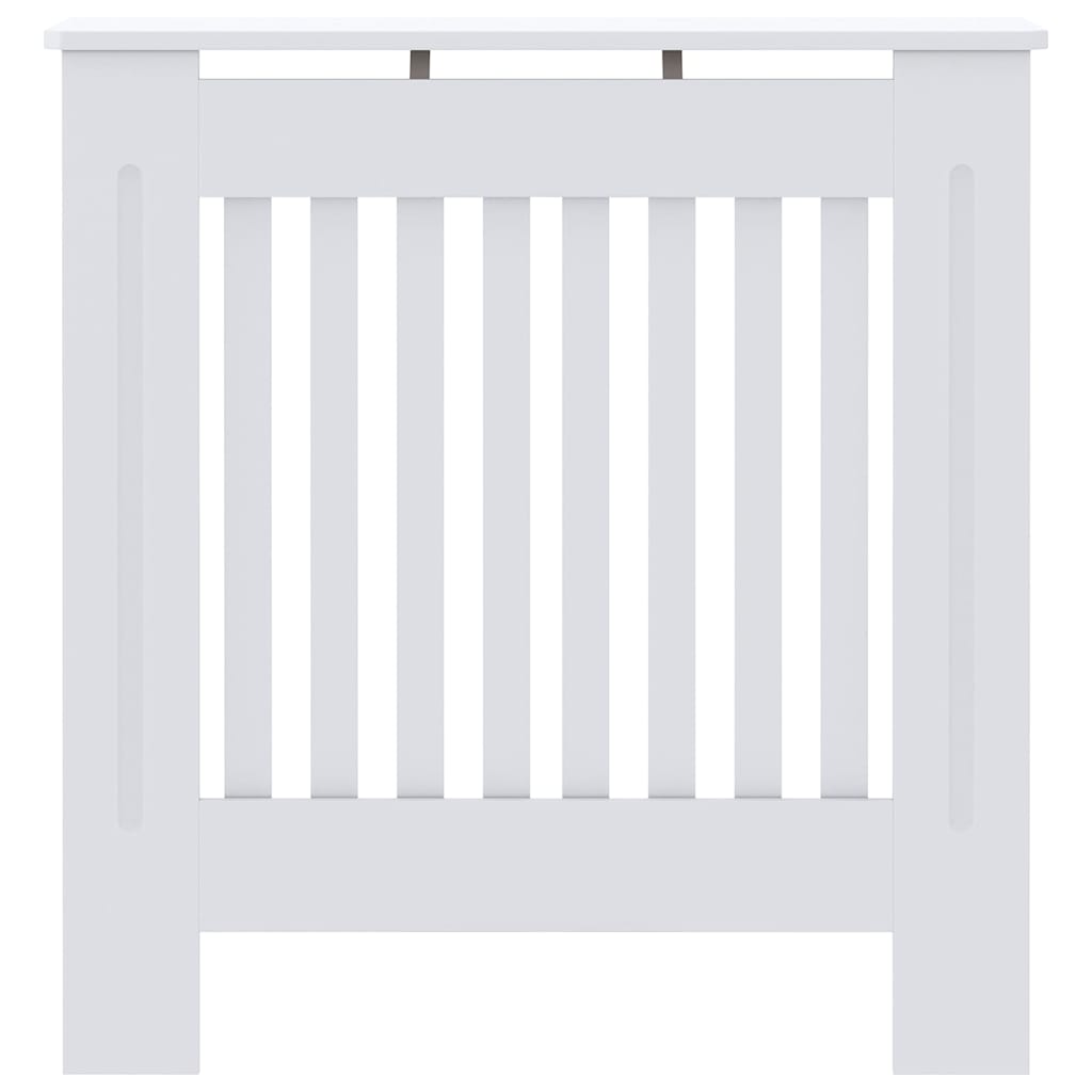 Radiator Deksel 2 pcs Hvit 78 x 19 x 81,5cm Konstruert tre
