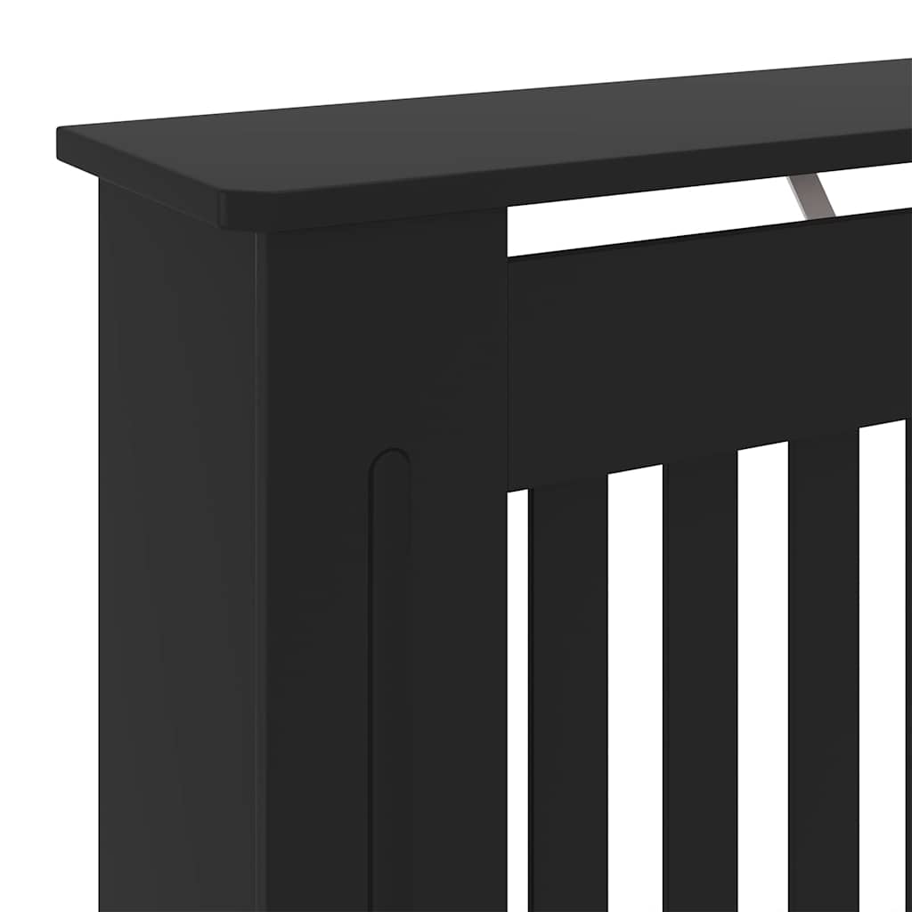 Radiator Deksel Svart 78 x 19 x 81,5cm Konstruert tre