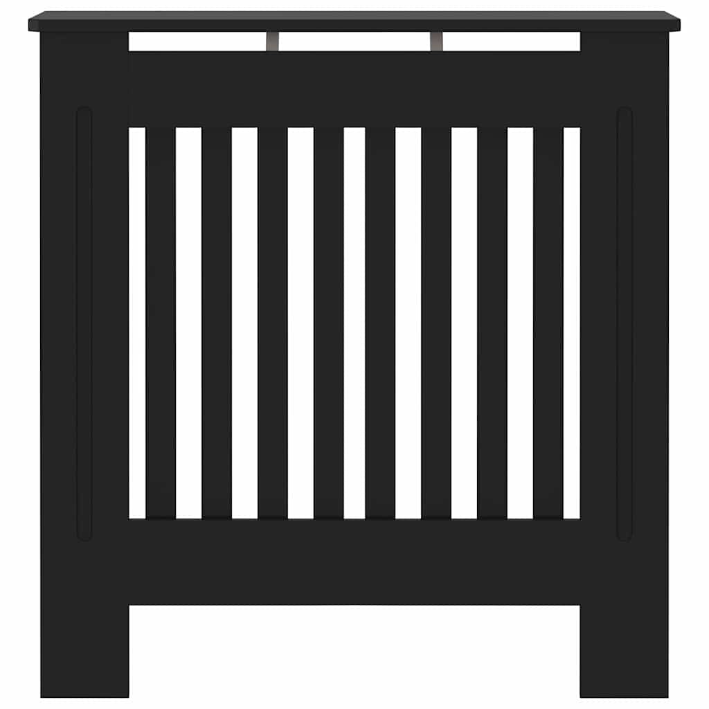 Radiator Deksel Svart 78 x 19 x 81,5cm Konstruert tre