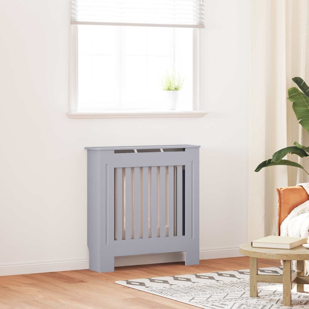 Radiator Deksel Grå 78 x 19 x 81,5cm Konstruert tre