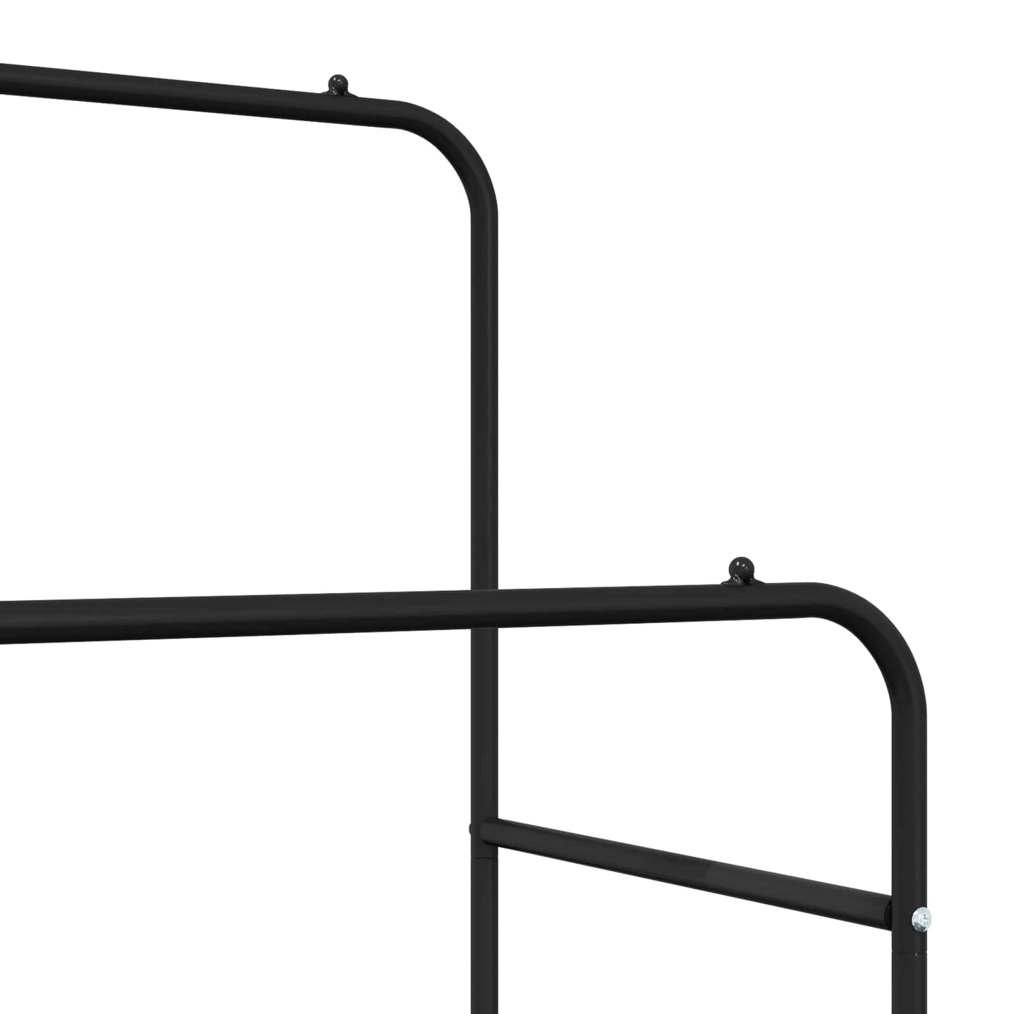 Klesstativ Ensfarget Svart 80 x 53 x 156 cm