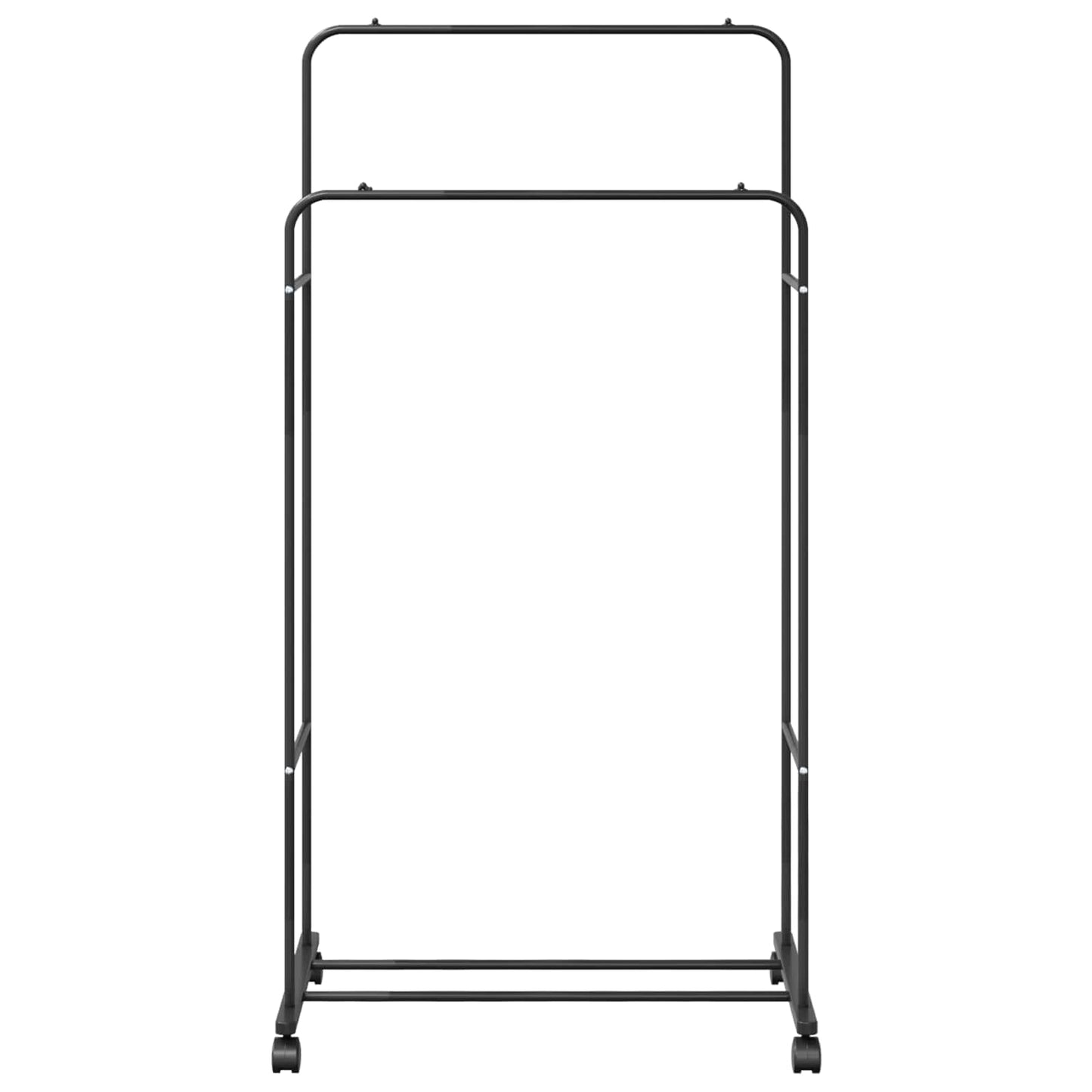 Klesstativ Ensfarget Svart 80 x 53 x 156 cm