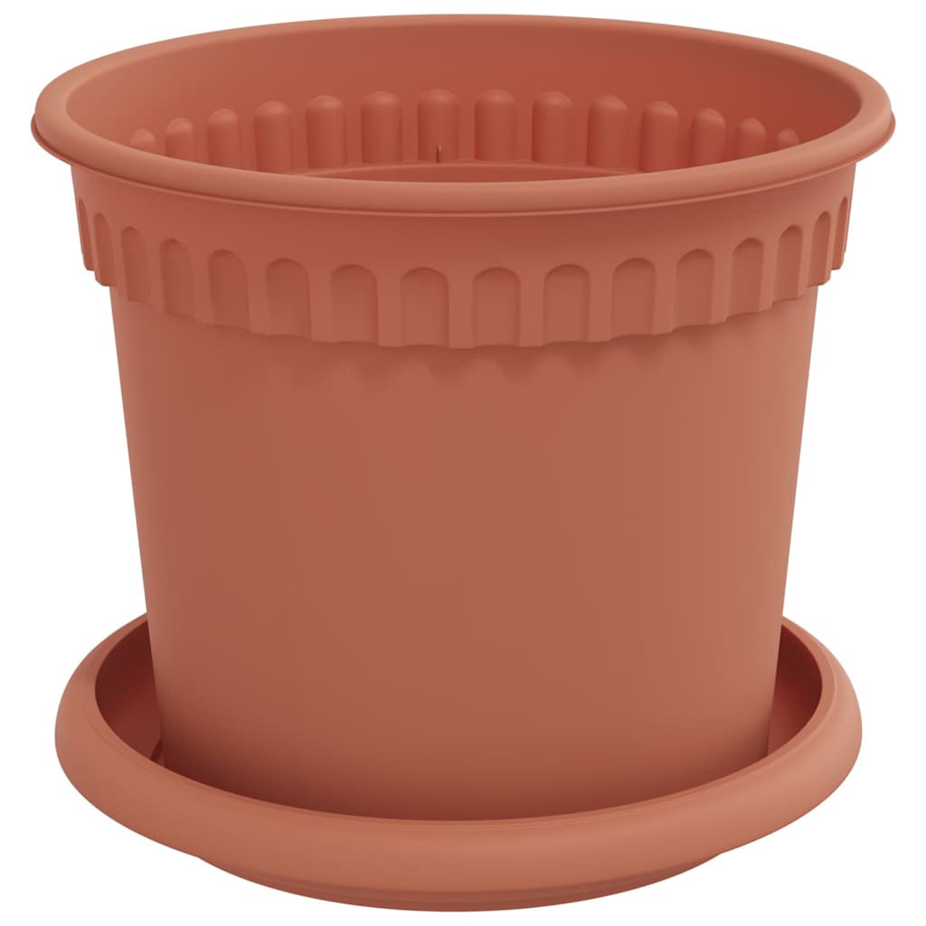 Plantepotter 6 pcs Klinker Rød Ø 15 x 12 cm Plast