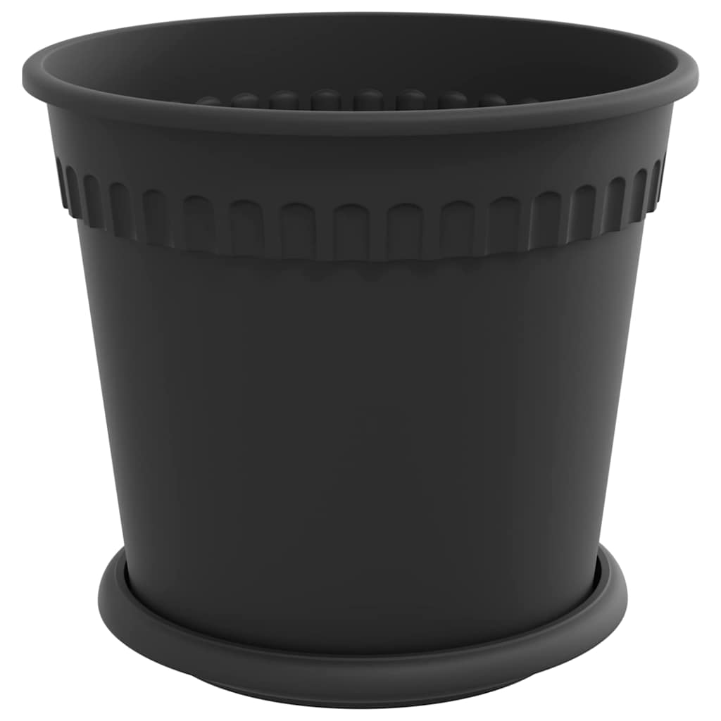 Plantepotter 6 pcs Svart Ø 19 x 16 cm Plast