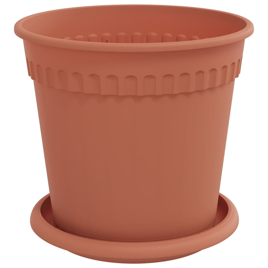 Plantepotter 24 pcs Klinker Rød Ø 17 x 14 cm Plast