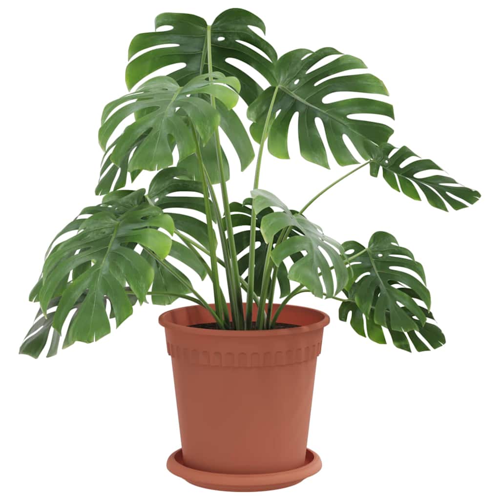 Plantepotter 24 pcs Klinker Rød Ø 17 x 14 cm Plast