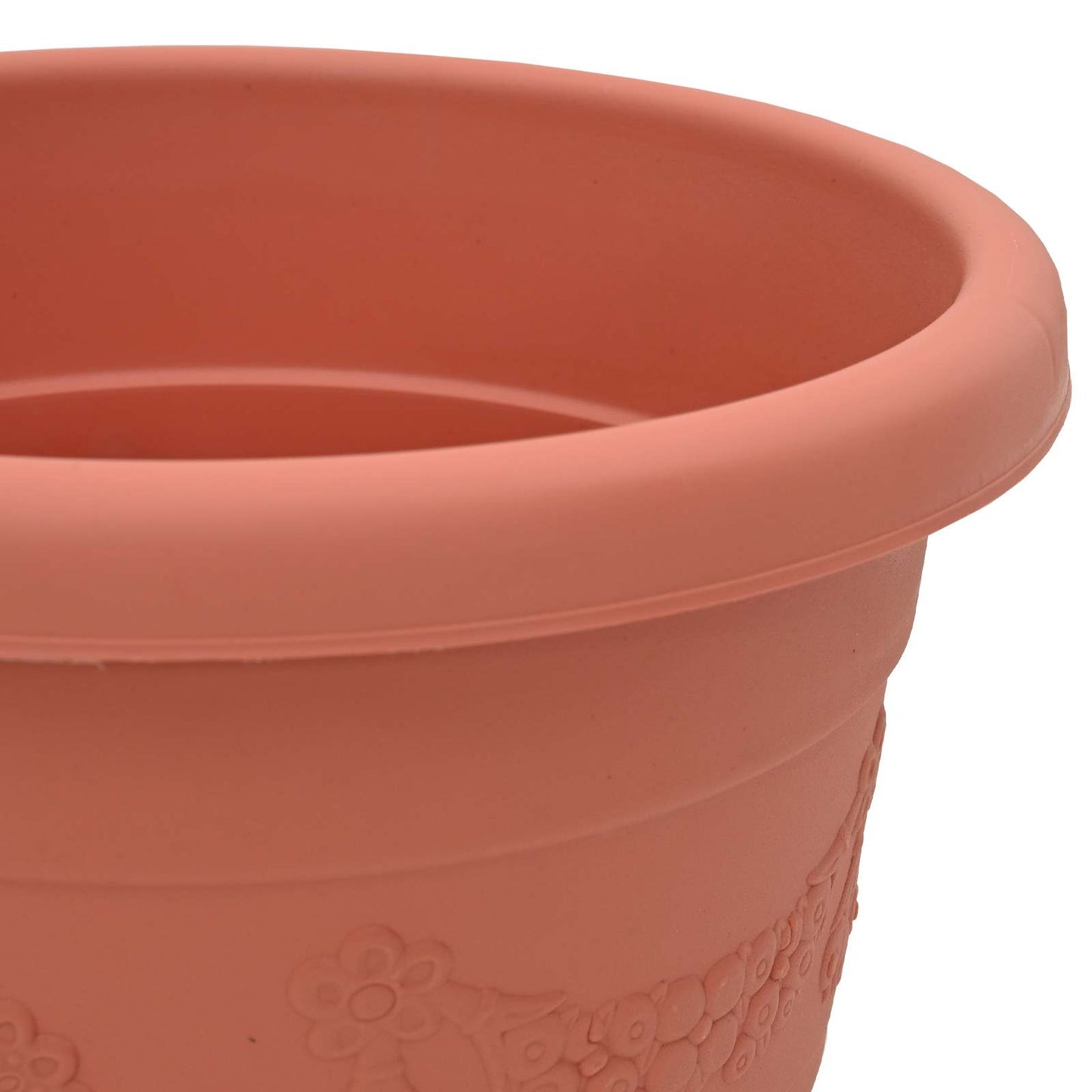 Plantepotter 6 pcs Klinker Rød Ø 26 x 21.5 cm Plast vidaXL