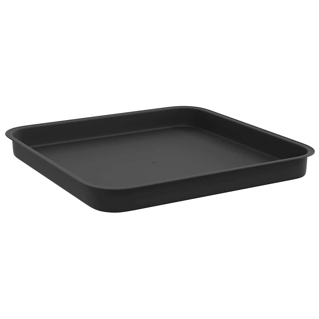Plantepotter 6 pcs Svart 28,5 x 28,5 x 22 cm Plast