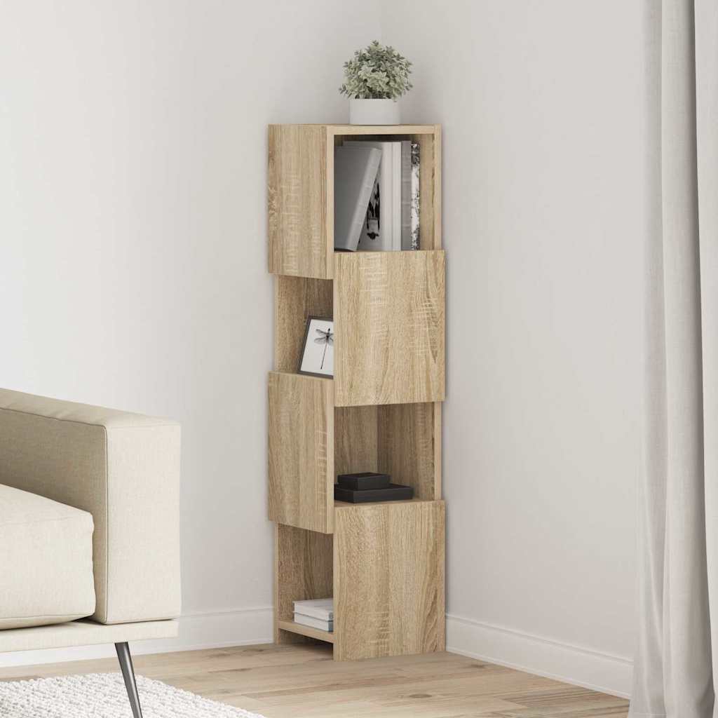 Hjørneskap Sonoma eik 25,5x25x102cm Konstruert tre