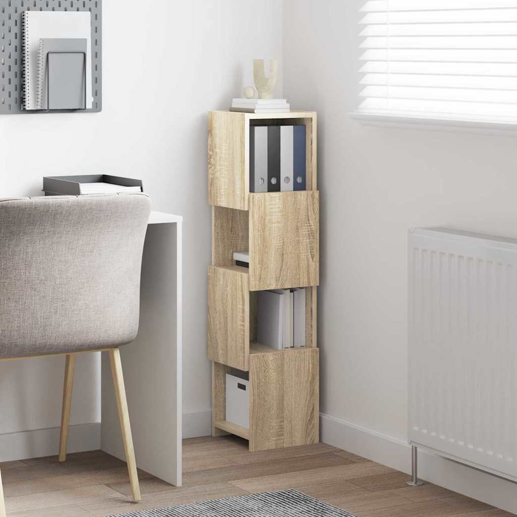 Hjørneskap Sonoma eik 25,5x25x102cm Konstruert tre