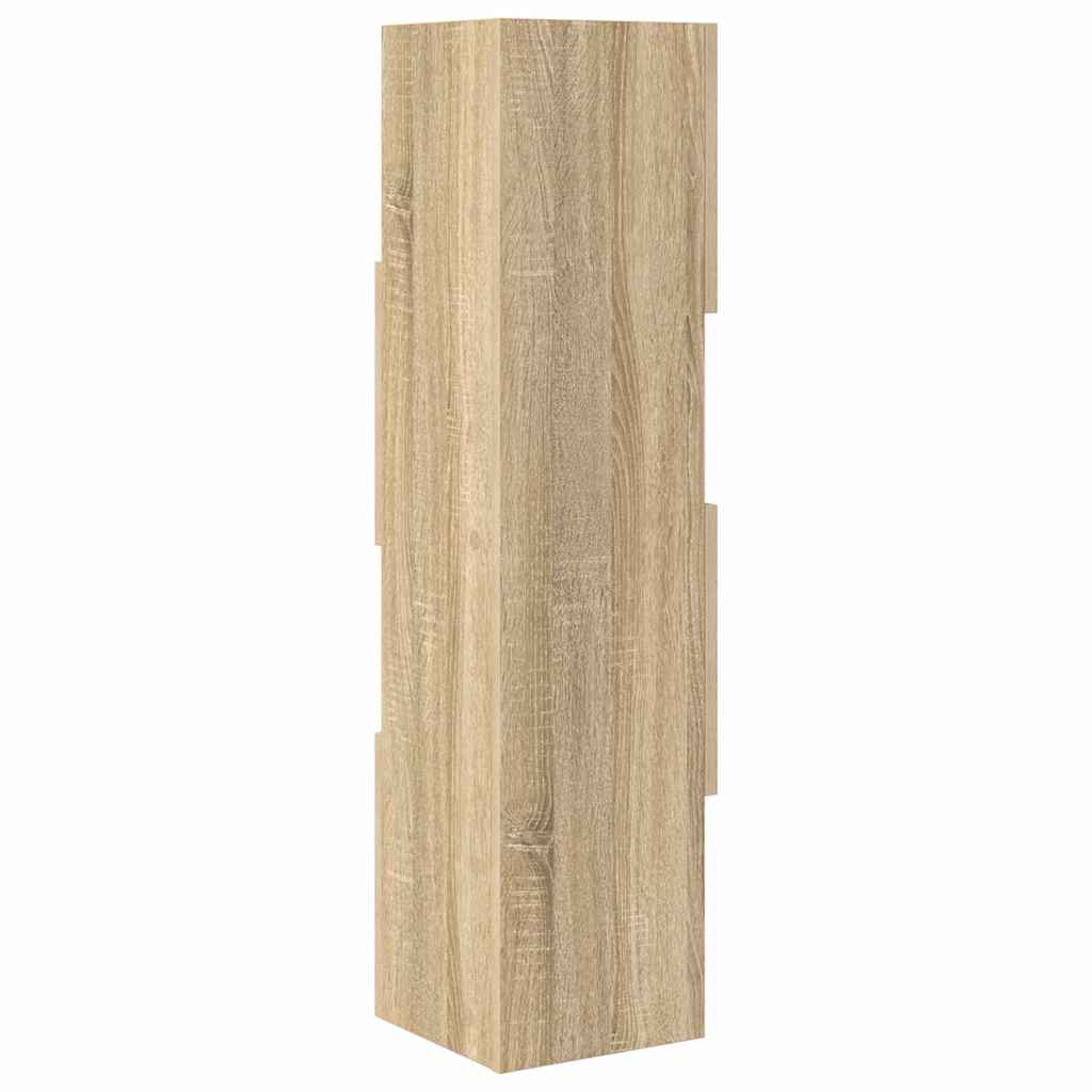 Hjørneskap Sonoma eik 25,5x25x102cm Konstruert tre