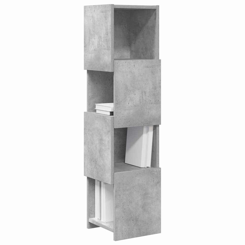 Hjørneskap Betonggrå 25,5x25x102cm Konstruert tre