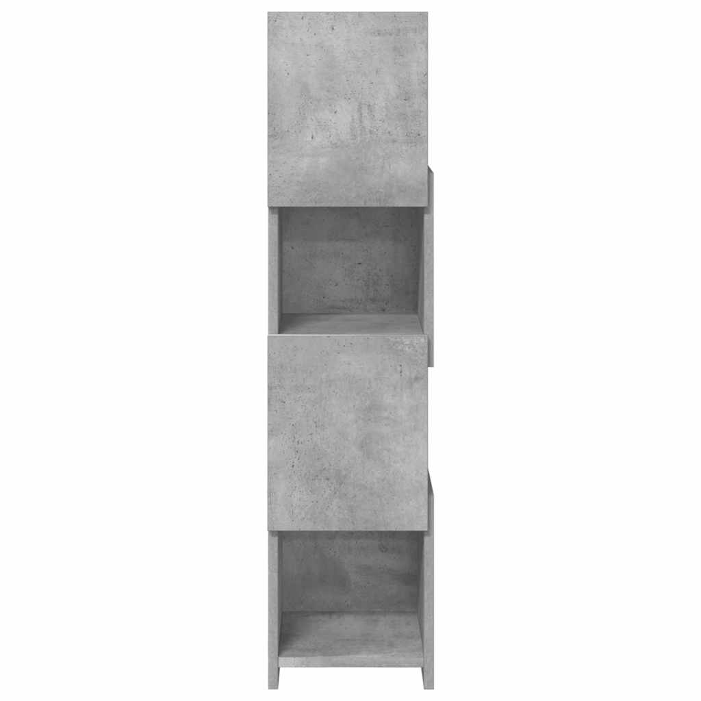 Hjørneskap Betonggrå 25,5x25x102cm Konstruert tre