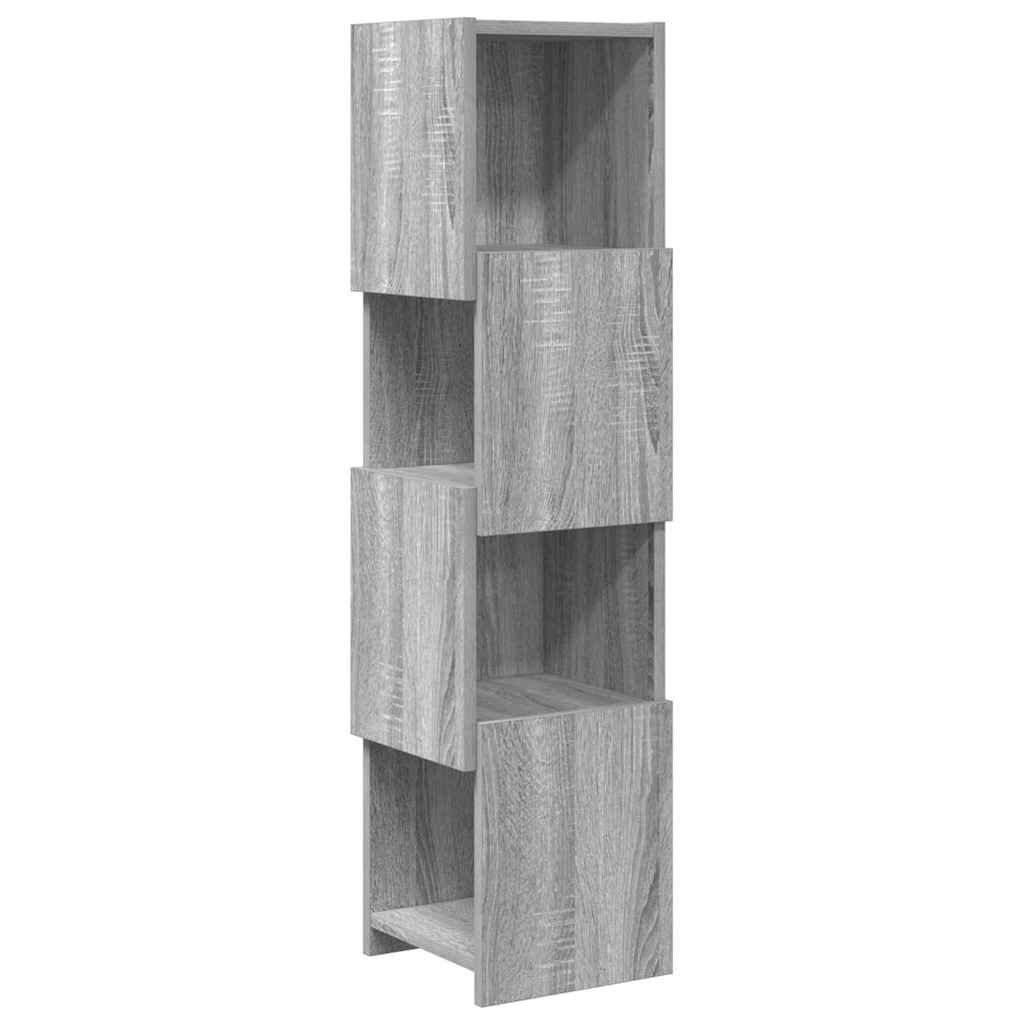 Hjørneskap Grå Sonoma 25,5x25x102cm Konstruert tre