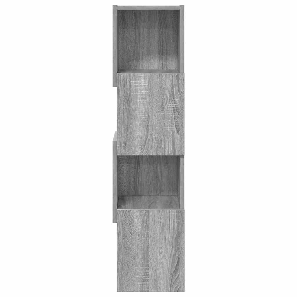 Hjørneskap Grå Sonoma 25,5x25x102cm Konstruert tre