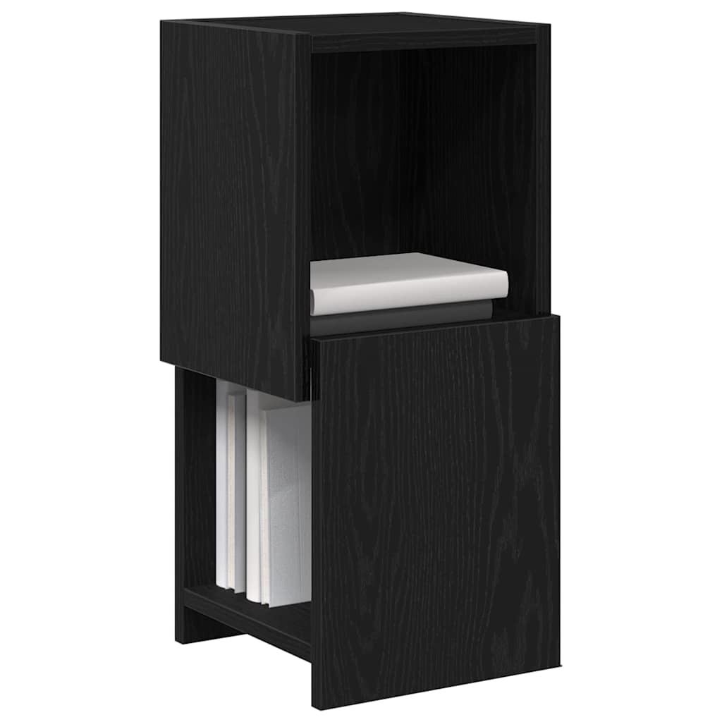 Hjørneskap Svart Eik 25,5x25x55cm Konstruert tre