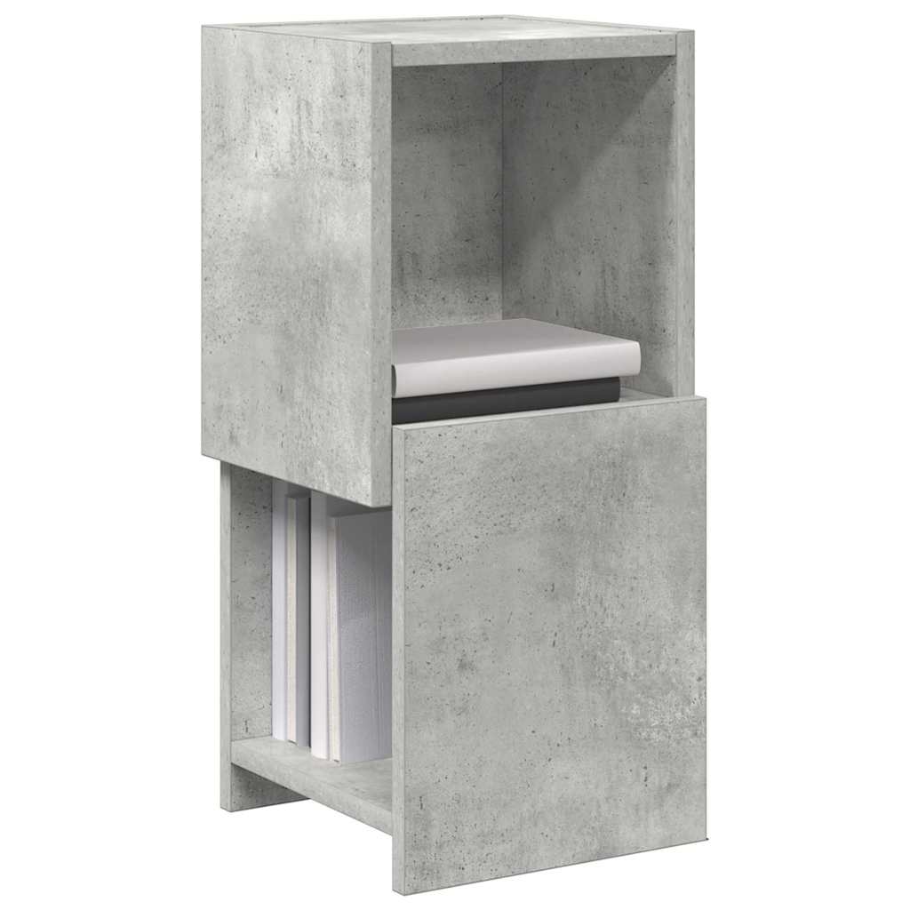 Hjørneskap Betonggrå 25,5x25x55cm Konstruert tre