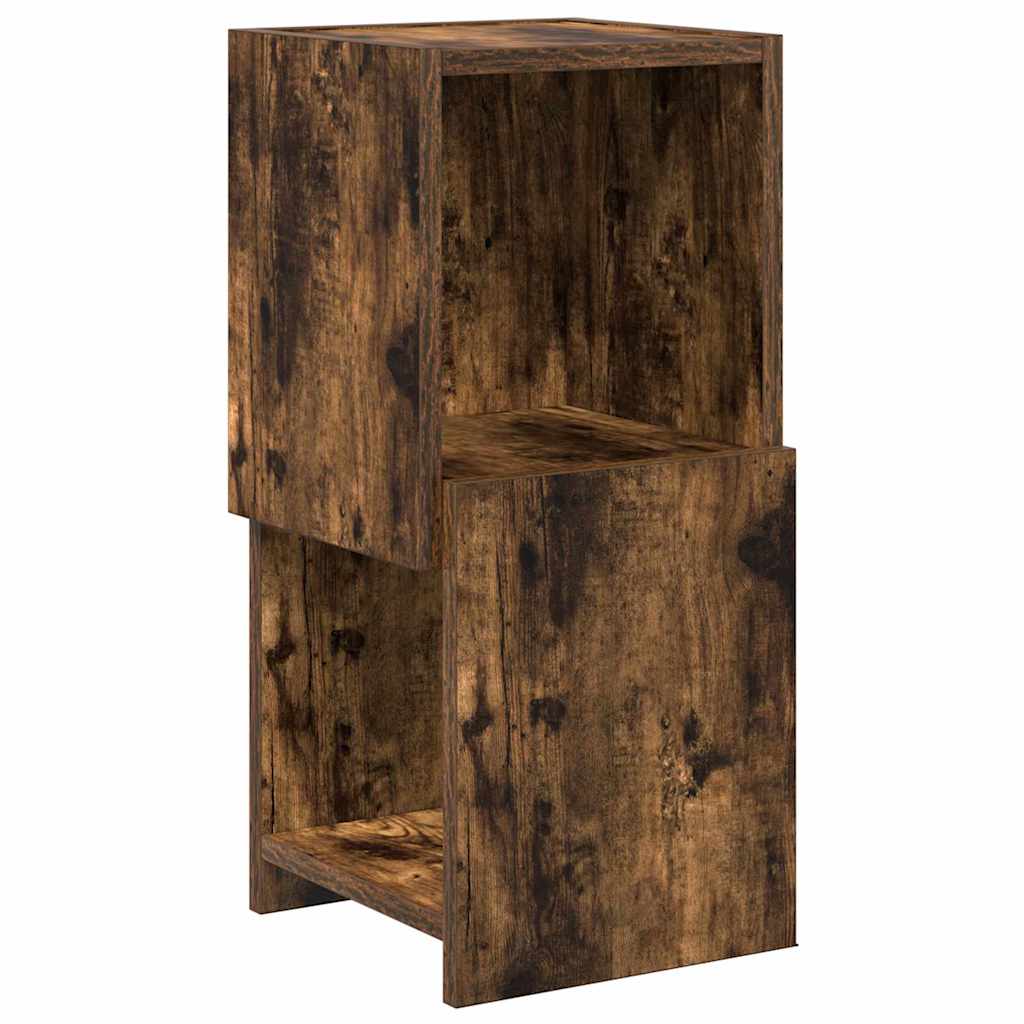 Hjørneskap Røkt eik 25,5x25x55cm Konstruert tre