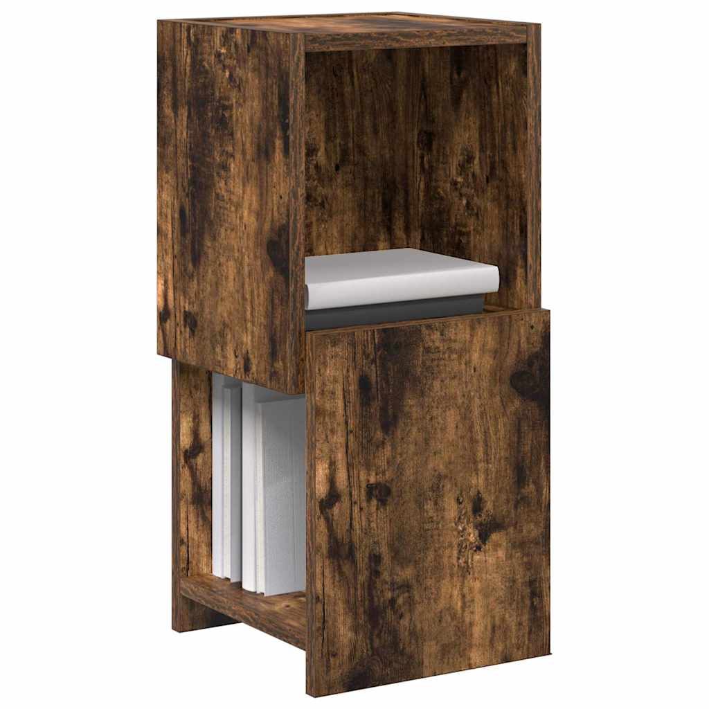 Hjørneskap Røkt eik 25,5x25x55cm Konstruert tre