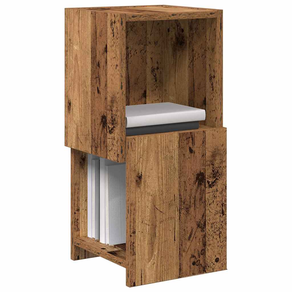 Hjørneskap Gammelt tre 25,5x25x55cm Konstruert tre